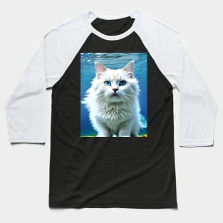 Selfie cat - Modern digital art Baseball T-Shirt